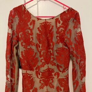 For Love and Lemons red dress S
